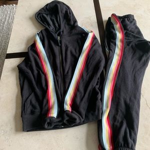 Sweat top and matching pants